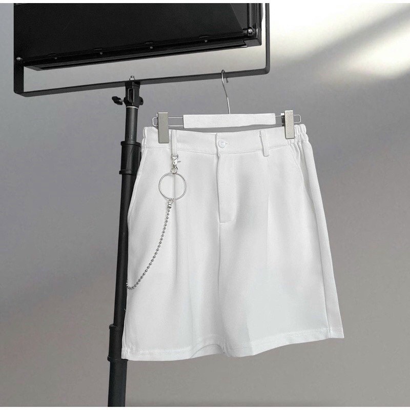 free ship QUẦN SORT ÂU NAM LỊCH LÃM CÁ TÍNH MẶC ĐƯỢC NHIỀU DỊP SIÊU HOT 2 MÀU TRẮNG ĐEN