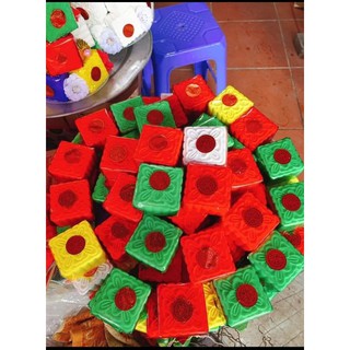Bánh khảo mộc nhiều màu thắp gia tiên, đền chùa (5x5)