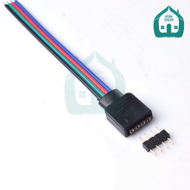 Dây nối đèn Led 4 Pin 10mm 10cm Rgb cho dây đèn Led 5050