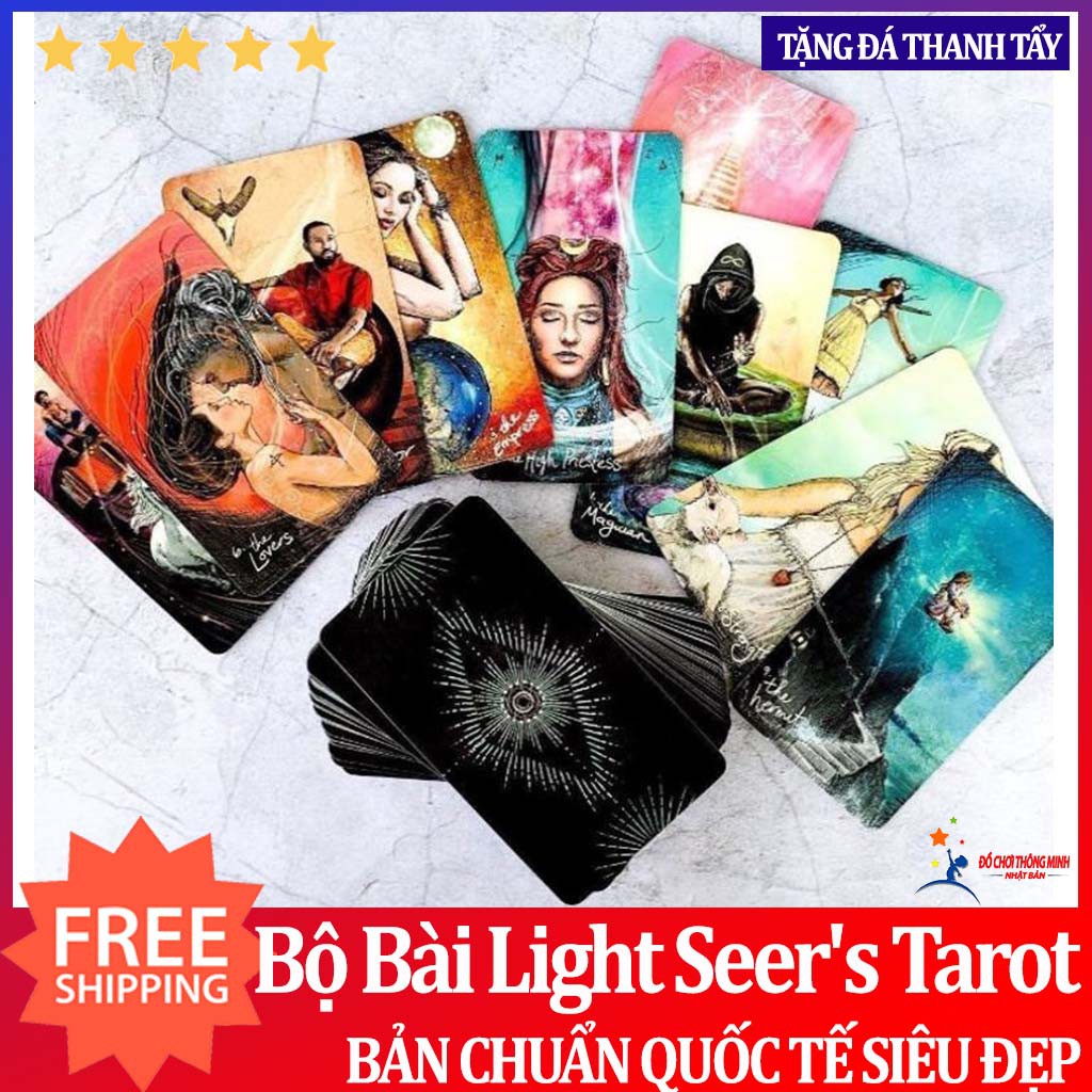 Bộ bài light seer's tarot tặng đá thanh tẩy