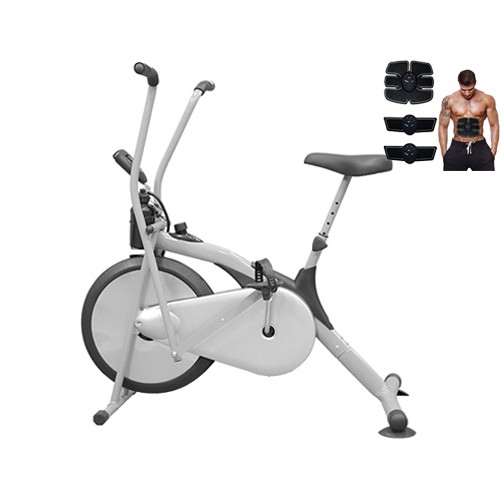 Xe đạp tập thể dục tại nhà liên hoàn Air Bike MK98 + Tặng máy massage xung điện EMS