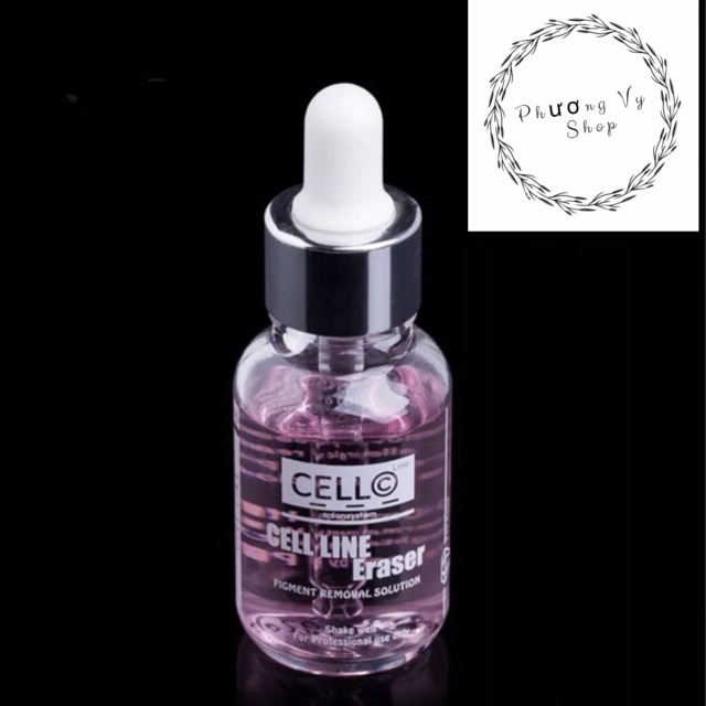 Dung dịch làm mờ hình xăm Cello Hàn Quốc.