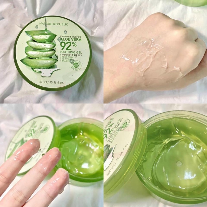 🌈4296 B4 Gel Dưỡng Và Làm Trắng Da Nha Đam Dành Cho Cả Da Mặt Và Body Hũ To 220gr