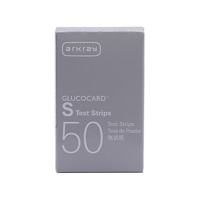 Que thử đường huyết Arkray glucocard-S - thay thế que thử Arkray glucocard, hộp 50 que ( date T3/2023)