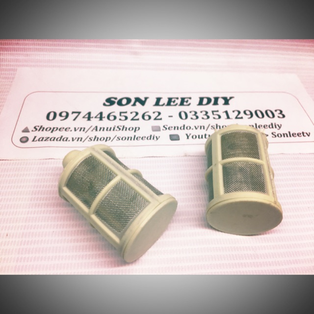 2 cục lọc nước bơm mini