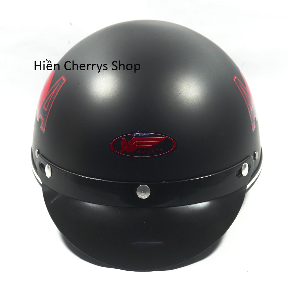 [Họa tiết in màu ngẫu nhiên] Nón Bảo Hiểm chữ A Helmet đẹp,xịn sò, hợp thời trang phù hợp cho cả nam và nữ.