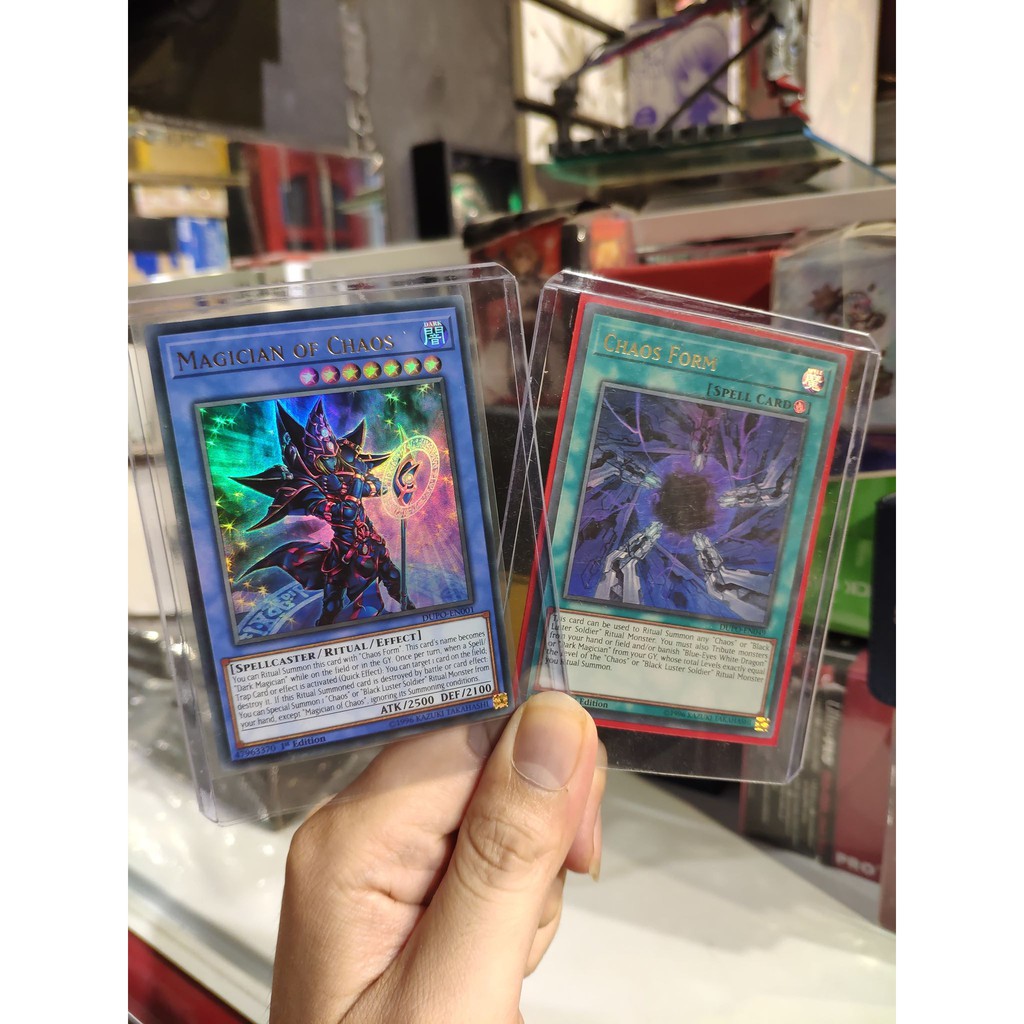 [ Dưa Hấu Yugioh ] Lá bài thẻ bài Combo Magician of Chaos - Ultra Rare - Tặng bọc bài nhựa bảo quản