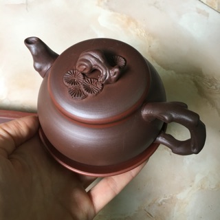 Combo 3 bộ ấm chén tử sa loại đĩa tách và 2 bộ to đĩa tách