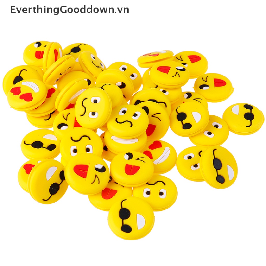 Everthinggooddown Set 5 Phụ Kiện Giảm Chấn Cho Vợt Tennis Bằng Silicone