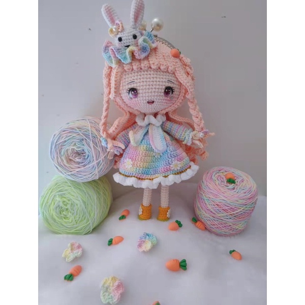 Bộ 6 cặp Tay giả búp bê handmade, tay búp bê túi khung