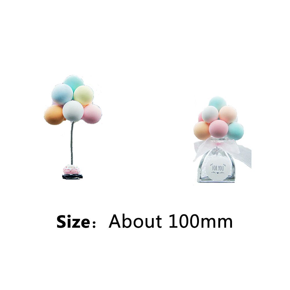 Phụ kiện trang trí xe hơi DIY bong bóng mini nhiều màu sắc đáng yêu