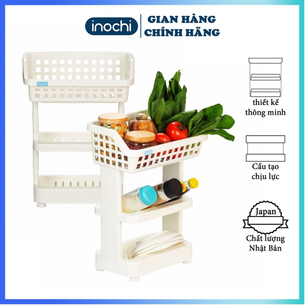 [QUÀ TẶNG KHẨU TRANG HOẶC MÓC DÁN] Kệ nhà bếp -Nachi INOCHII PLUS Thông Minh Dùng Đựng Gia Vị Nhà Bếp