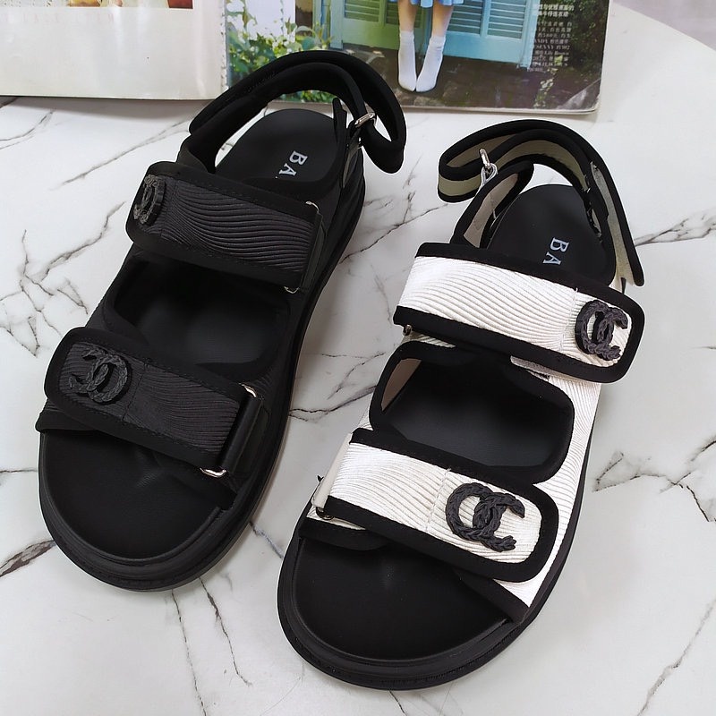Dép Sandal Nữ Quai Dán Đế Bánh Mì Cao 2cm QC Cao Cấp TRINH LÊ SHOP GIÀY DÉP