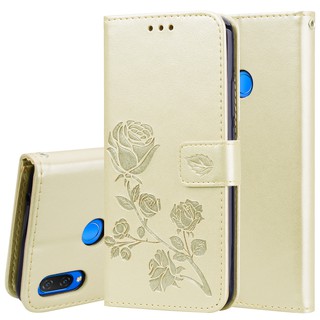 For Huawei Nova 3 3i 3e P20Lite phone case 3D Embossed Flower Leather cover