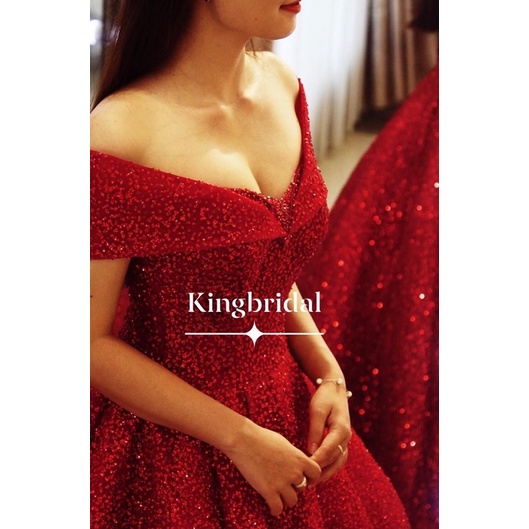 Vải lưới đính hạt kim cương lấp lánh 513A