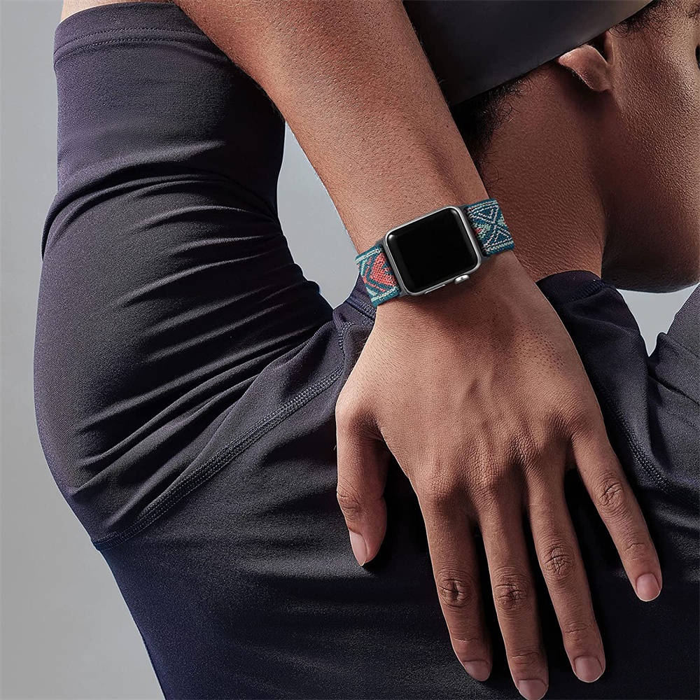 Dây Đeo Đồng Hồ Smart Watch Series 7 6 5 4 3 2 SE 45mm 41mm 44mm 40mm Có Thể Điều Chỉnh Độ Đàn Hồi