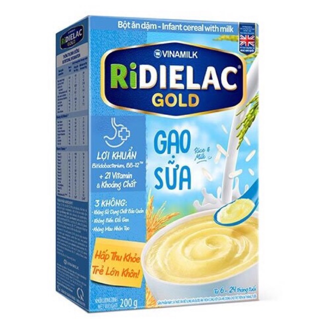 Bột ăn dặm Gạo Sữa