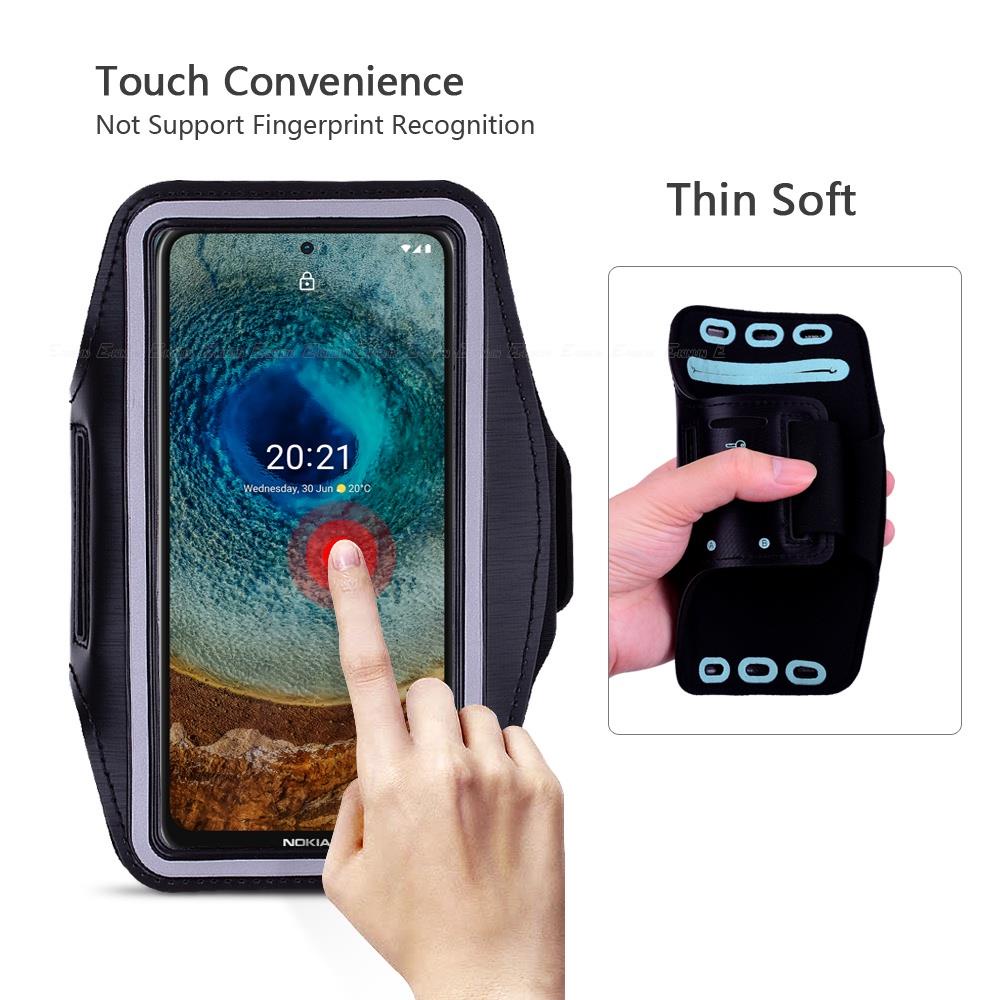 Ốp Điện Thoại Có Ngăn Đựng Điện Thoại Đeo Cánh Tay Khi Tập Thể Thao Cho Nokia C01 C1 Plus C2 2nd C3