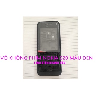Vỏ không phím nokia 220 màu đen