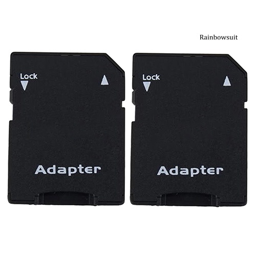 Set 2 đầu chuyển đổi thẻ nhớ Micro SD TF sang SD SDHC tiện dụng