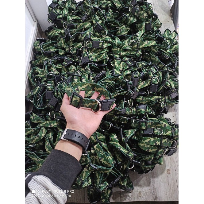 VÒNG CỔ HỌA TIẾT CAMO CHO CHÓ ĐẾN 60KG