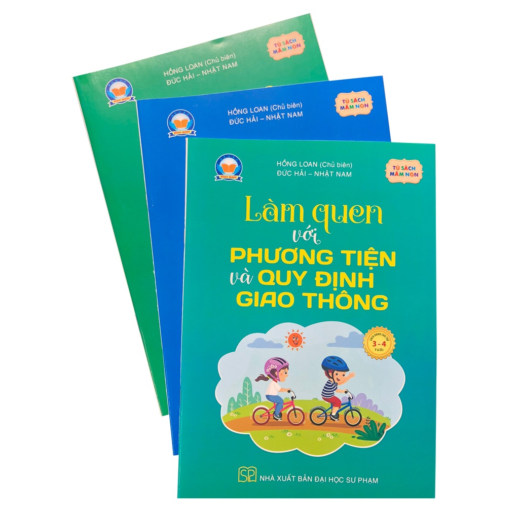 Sách Làm quen với phương tiện và quy định giao thông - Sách mầm non cho trẻ 3 - 4 tuổi