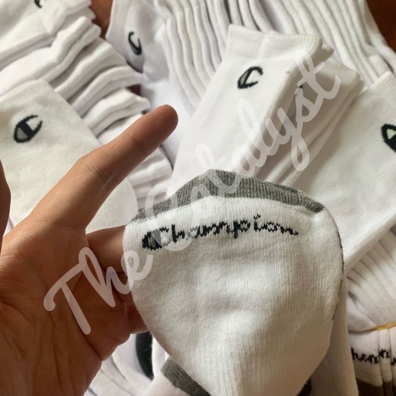 Tất Champion lót lông cổ cao siêu êm chân hàng VNXK dư