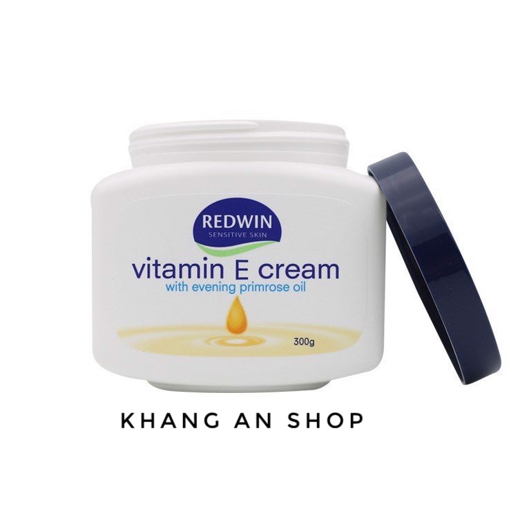 Kem dưỡng ẩm mềm mịn Redwin Vitamin E Cream Úc 300g