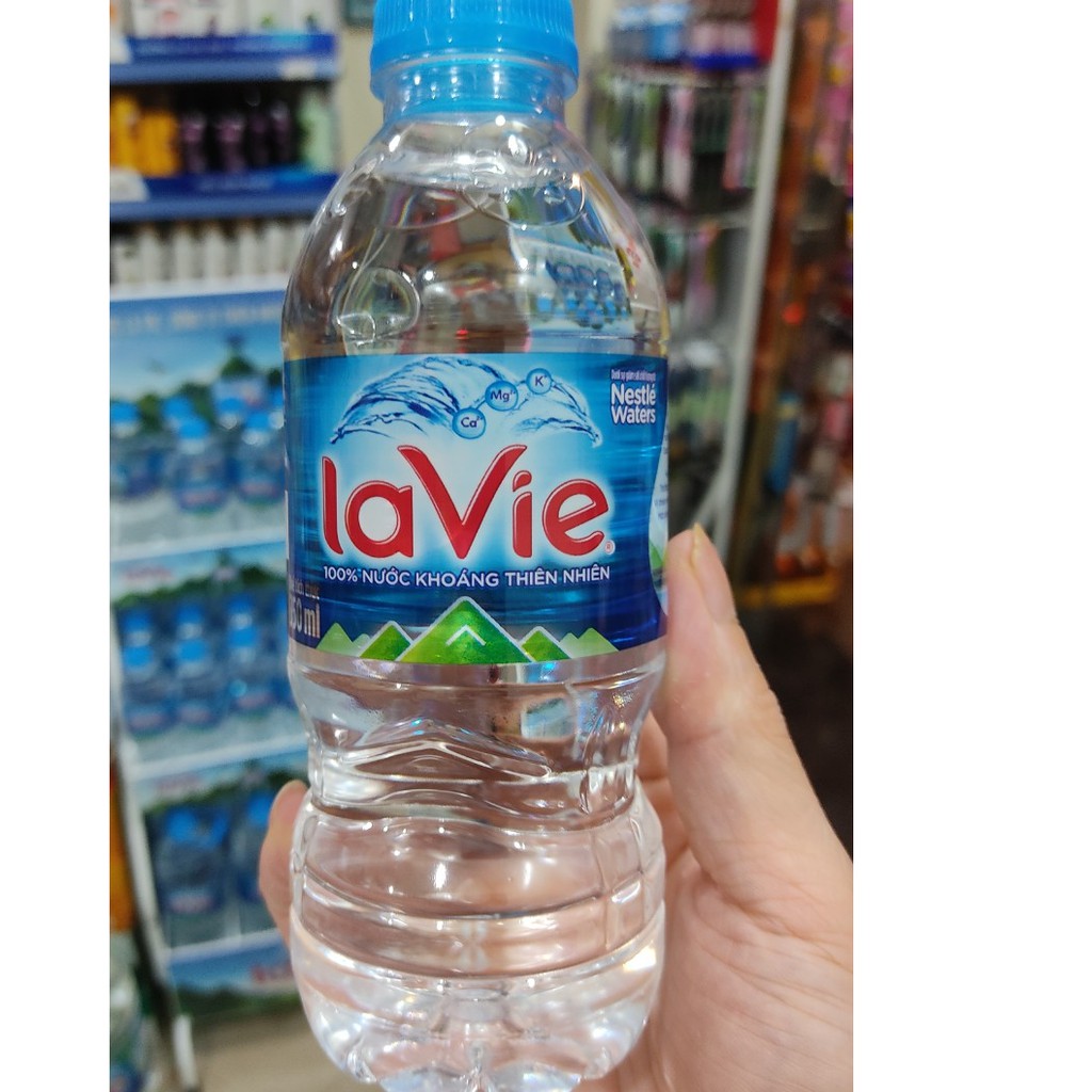 Nước khoáng thiên nhiên lavie chai 500ml và 350ml