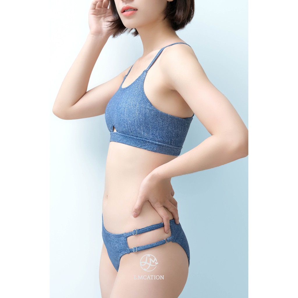 Quần Bơi Nữ 2 Dây LMcation Olivia - Màu Jean | WebRaoVat - webraovat.net.vn