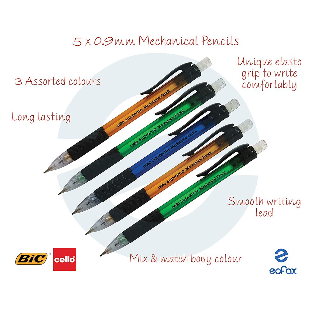 Bút chì kim CELLO Supreme Ấn Độ (cỡ ngòi 0.5 và 0.7mm)