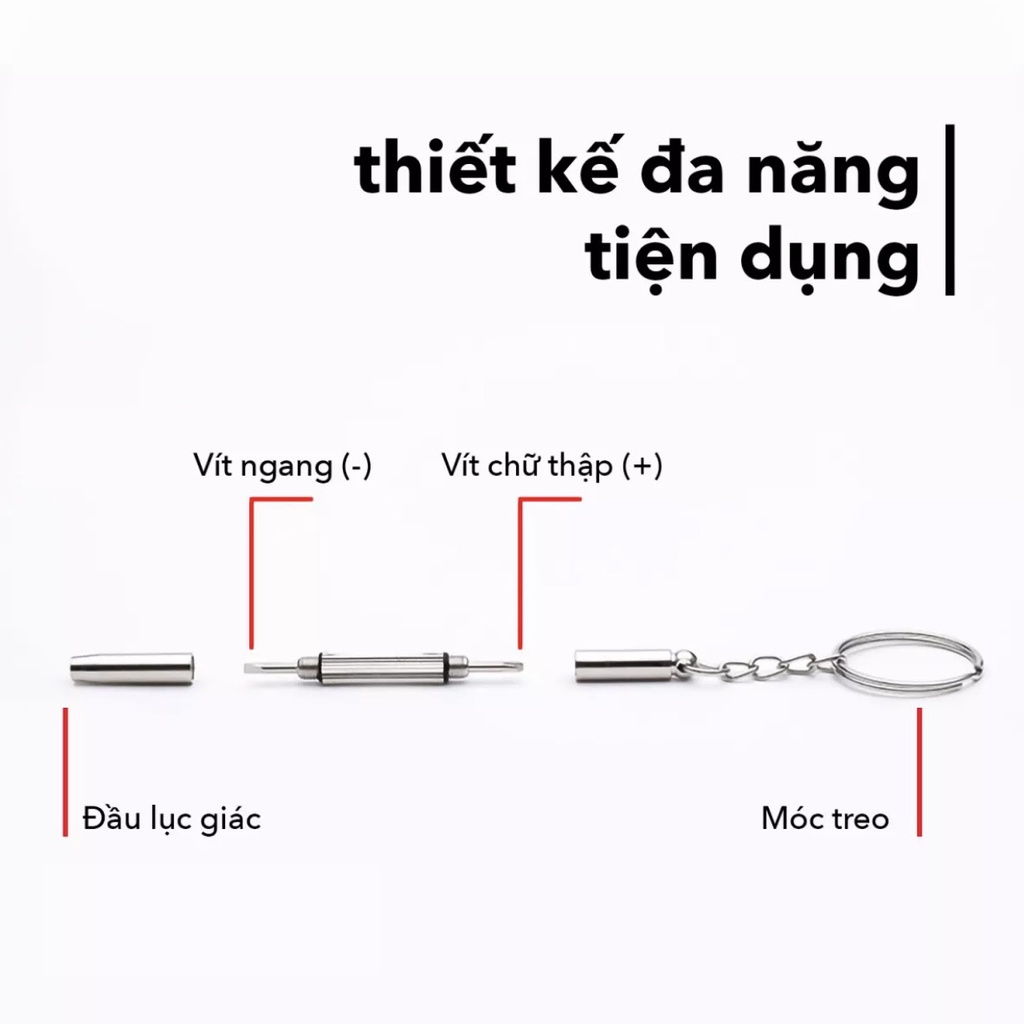 Tua vít mắt kính A&amp;E vít đa năng điều chỉnh ốc nhỏ