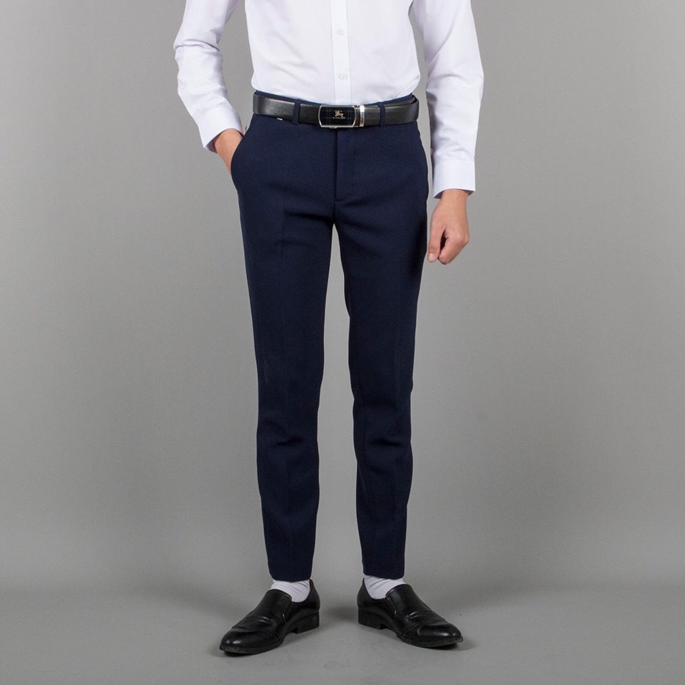 Quần âu nam đen công sở form đẹp, chất Kate Hàn co dãn nhẹ | BigBuy360 - bigbuy360.vn