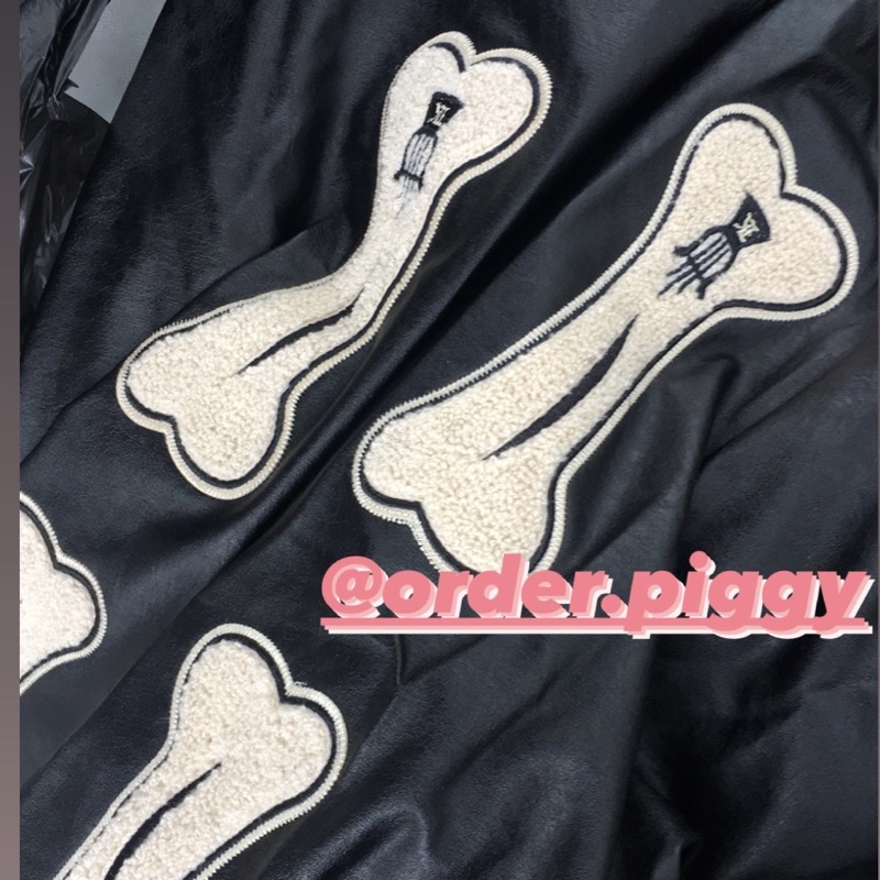 [ORD] Áo Khoác Bomber Bone Varsity Jacket Tay Xương