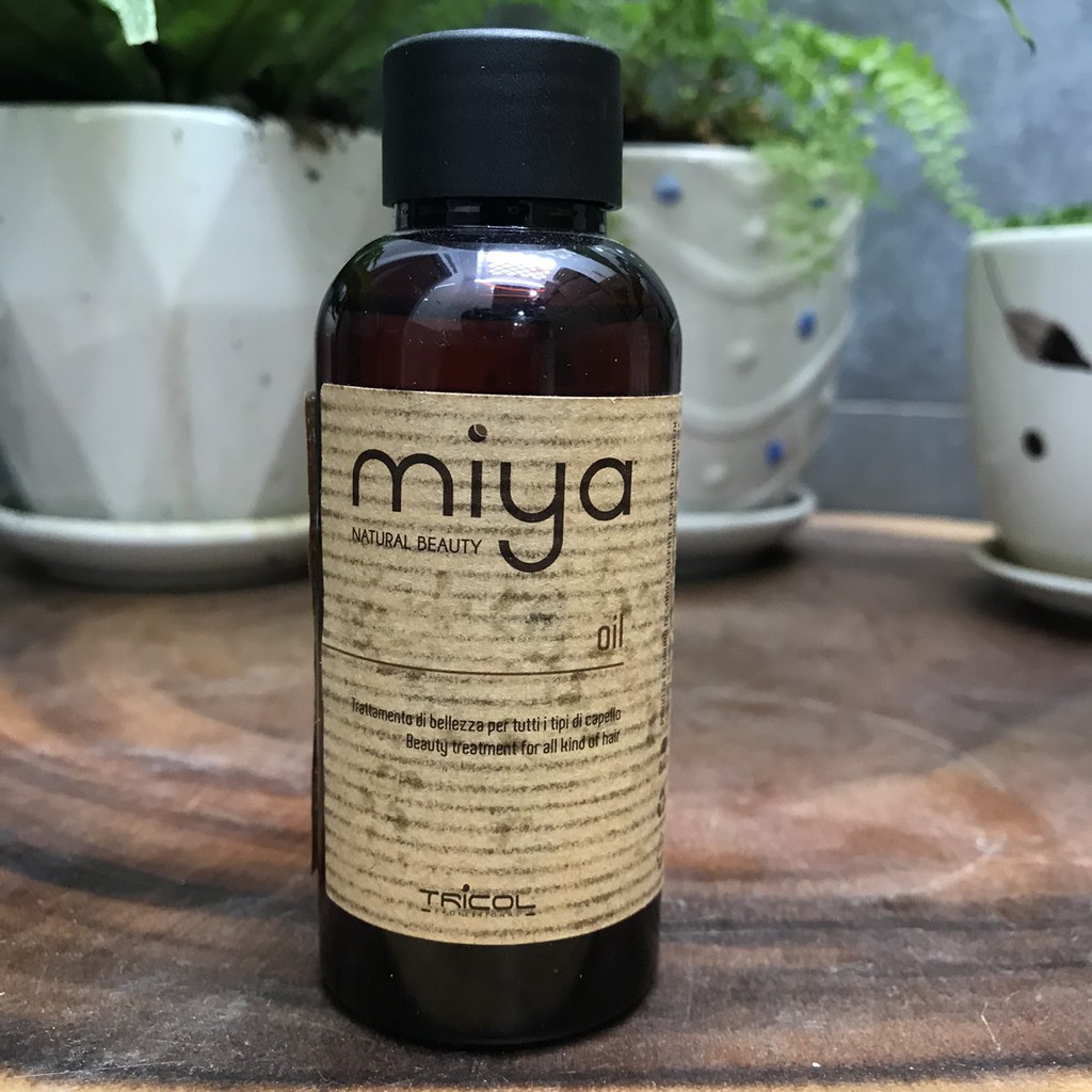 Tinh dầu dưỡng phục hồi tóc cao cấp Miya Oil Argan &amp; Macadamia 100ml