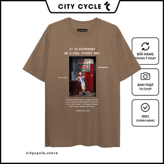 Áo thun nam nữ Street Boy City Cycle - Áo thun tay lỡ Unisex form rộng Local Brand