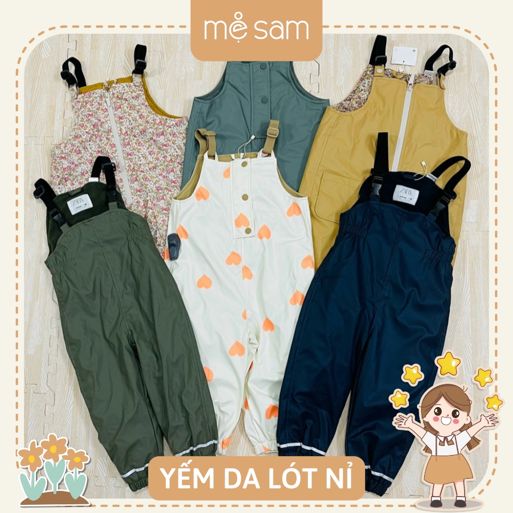 Yếm da lót nỉ Zara VNXK dư xịn