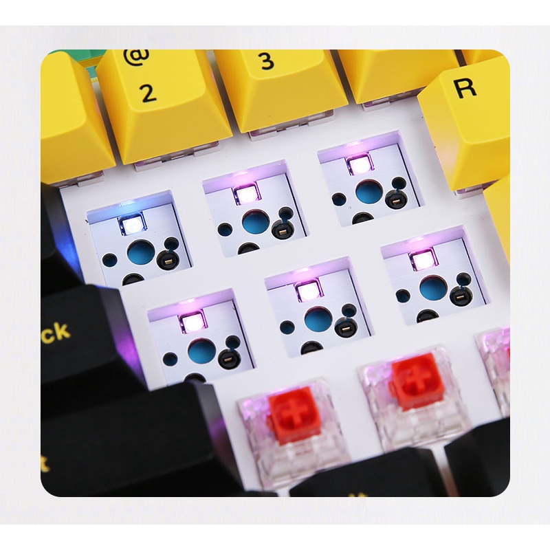 Bàn phím cơ không dây Gasket Newmen GM780 Sun, Layout 78 phím, bảo hành 24 tháng - Hàng chính hãng