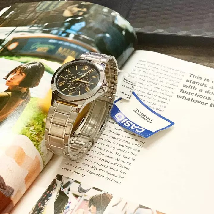 Đồng Hồ Nữ Dây Kim Loại Chính Hãng Casio LTP-V300D-1A2UDF