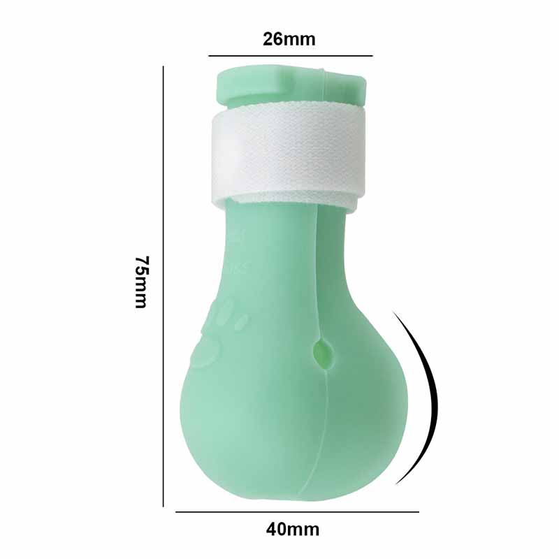 Bộ 4 Miếng Silicone Bọc Chân Mèo Chống Trầy Xước Khi Tắm Tiện Dụng