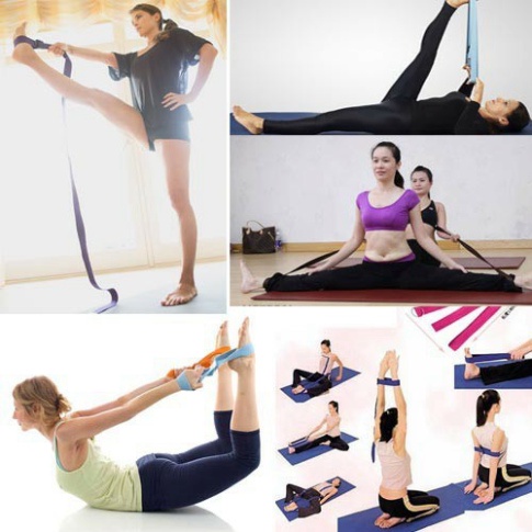 Dây vải tập yoga, Yoga Strap ĐenSport