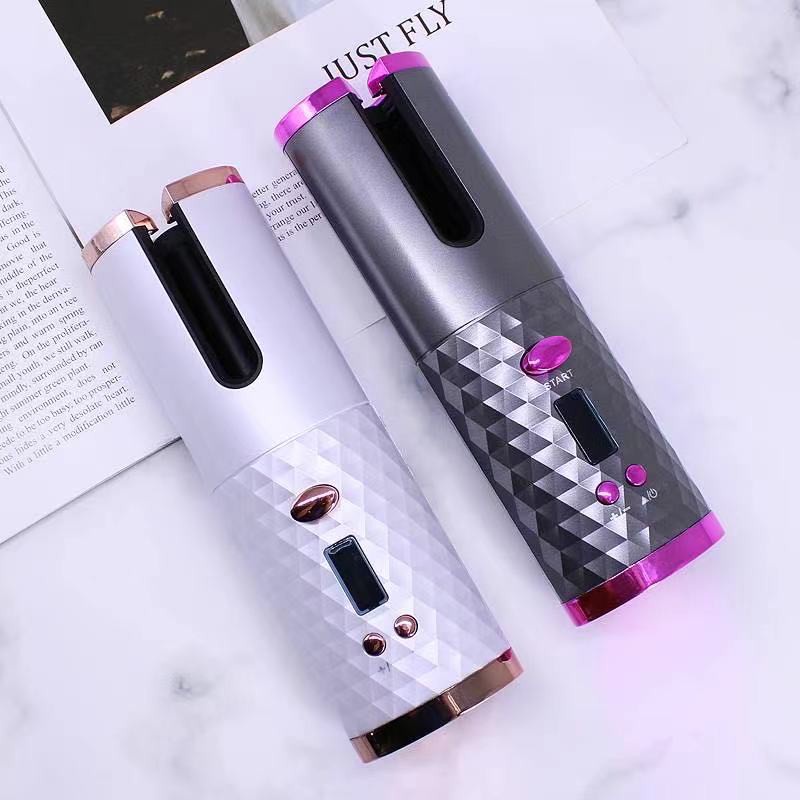 Máy uốn tóc làm xoăn tóc mini tự động sạc điện không dây