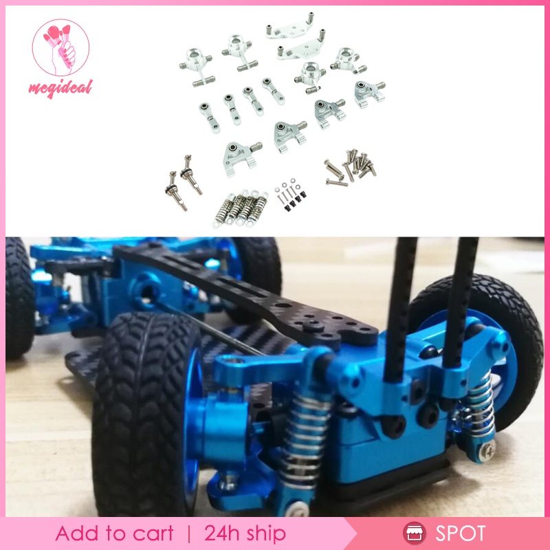 Set 1 Bộ Giảm Xóc Trước Và Sau Cho Xe Điều Khiển Wltoys P939 K979 K989 K999 K969 1 / 28 RC