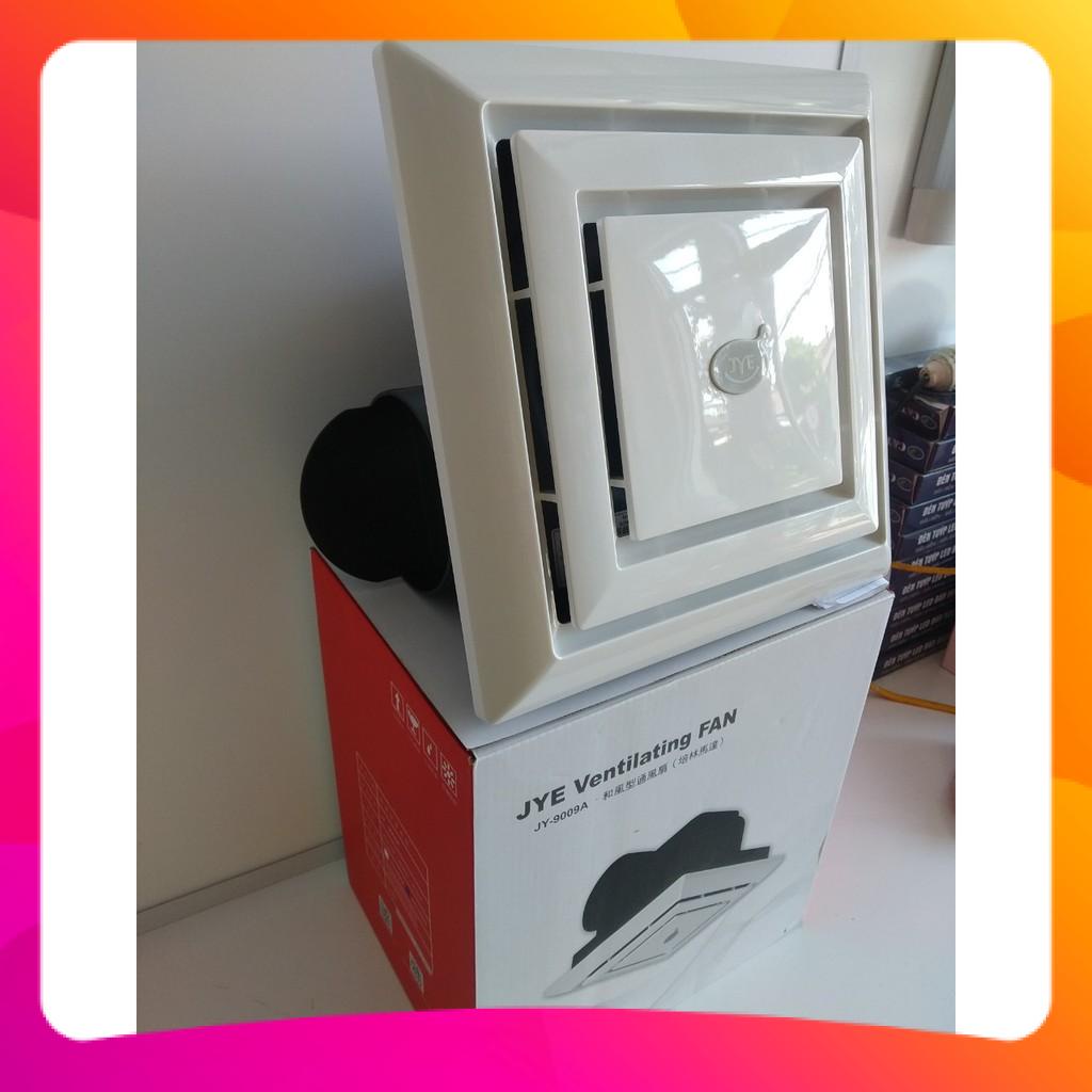 Quạt Hút Thông Gió Gắn Âm Trần JY-9009A Công Suất 20W, Ống Thổi Ngang Dùng Cho Nhà Vệ Sinh & Phòng tắm