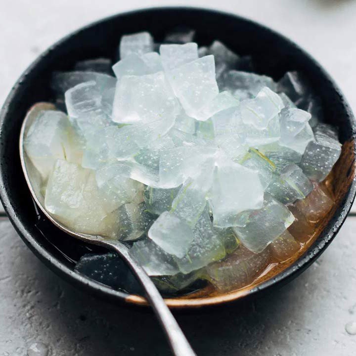 Thạch nha đam nguyên khoa 1kg, hạt có độ giòn, độ thơm và đều miếng - BẾP NGUYÊN KHOA