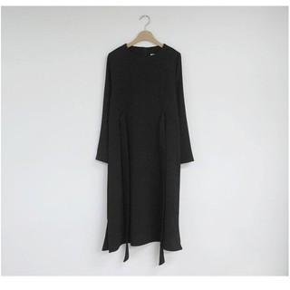(Order-M) Ulzzang Váy suông dáng dài thắt eo M060