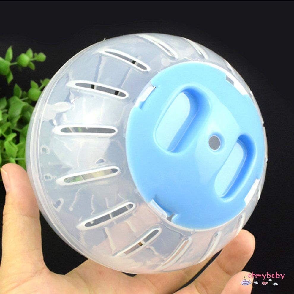 10cm Thú cưng gặm nhấm Chuột chạy bộ Đồ chơi bóng chuột Gerbil Rat Đồ chơi tập thể dục bằng nhựa di động [8/24]