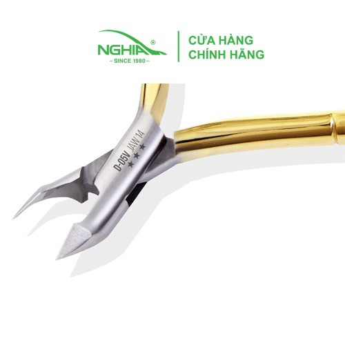 Kềm Cắt Da Mạ Vàng 24k Thép Không Gỉ Cao Cấp Kềm Nghĩa D.05 Vàng