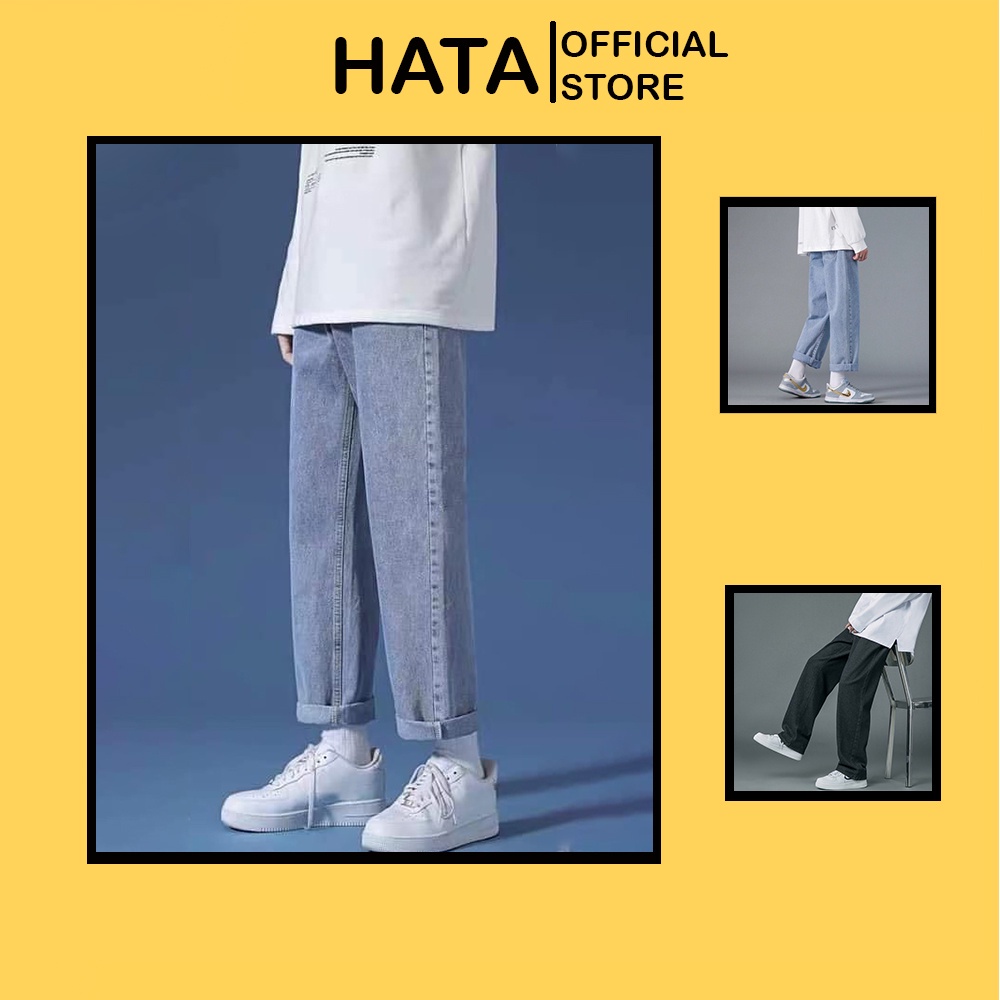 Quần Jeans BAGGY Nam Ống Suông Thời Trang Phong Cách Ulzzang - Hata24h