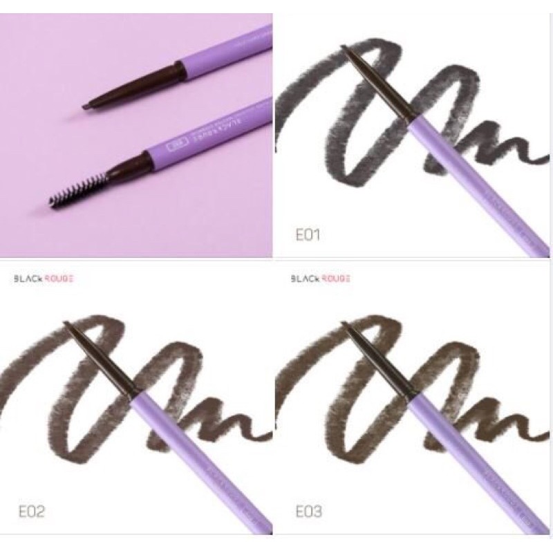 Chì kẻ mày Black Rouge Half-Hard Drawing Master Eyebrow | BigBuy360 - bigbuy360.vn